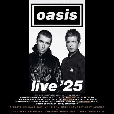 Oasis US tour: Additional cities including Chicago added to 2025 .